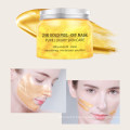 Masque facial anti-rides et hydratant au collagène doré de marque privée, masque pelable en or 24 carats